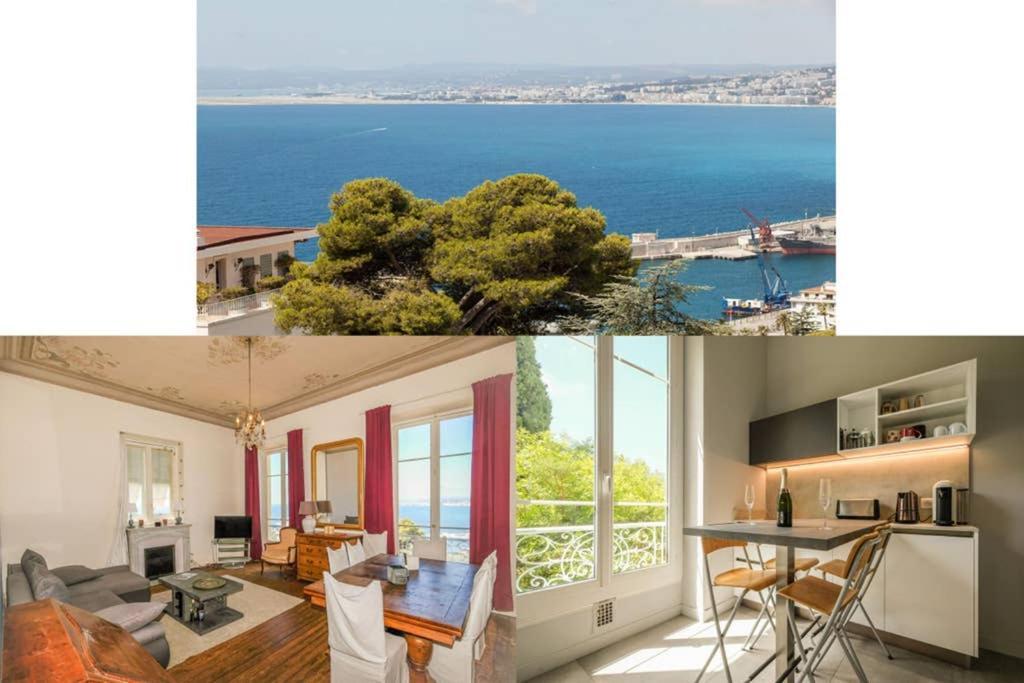 Mont Boron Magnificent View-3 Rooms - Wifi - A.C Nisa Exterior foto
